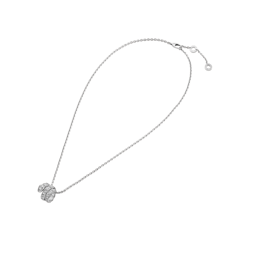 [LUXORA]SERPENTI  NECKLACE DOUBLE RING DIAMOND