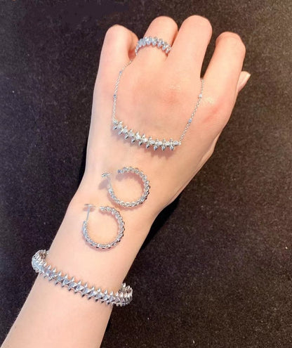 [LUXORA]CLASH SILVER BRACELET