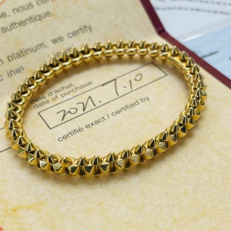 [LUXORA]CLASH GOLD BRACELET