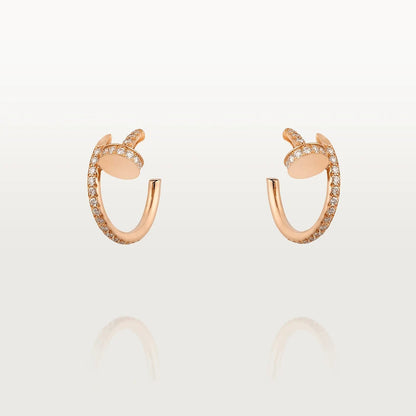 [LUXORA]JUSTE EARRINGS 12.75MM PINK GOLD DIAMOND