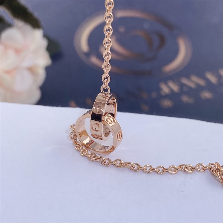 [LUXORA]LOVE BRACELET DOUBLE RING