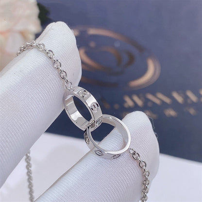 [LUXORA]LOVE BRACELET DOUBLE RING