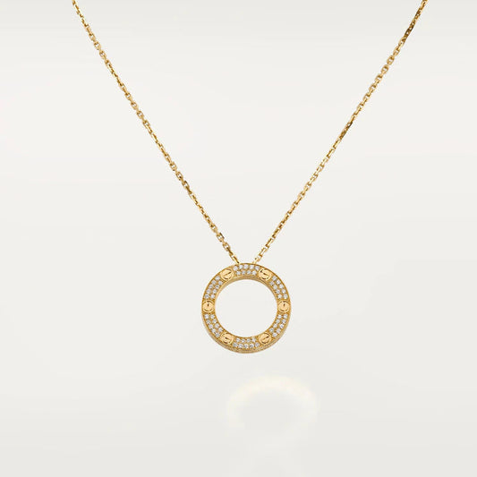 [LUXORA]LOVE NECKLACE ADJUSTABLE ROSE GOLD
