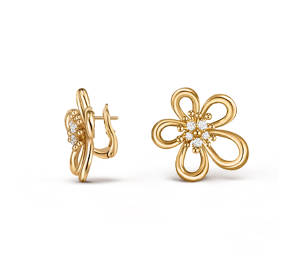 [LUXORA]FLOWERLACE EARRINGS