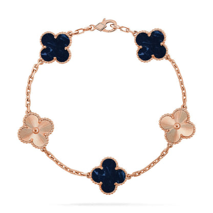 [LUXORA]CLOVER 5 MOTIF PIETERSITE BRACELET COLLECTION