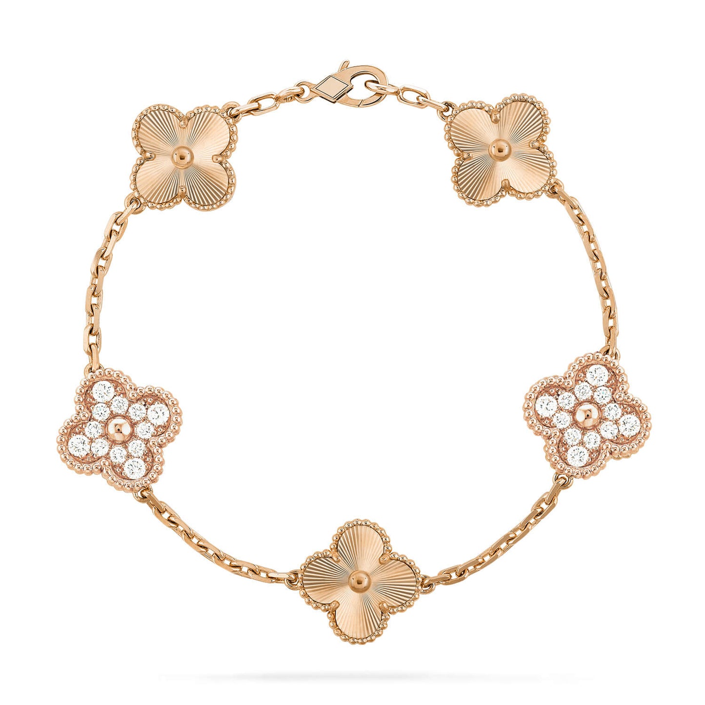 [LUXORA] CLOVER 5 MOTIF LASER BRACELET COLLECTION