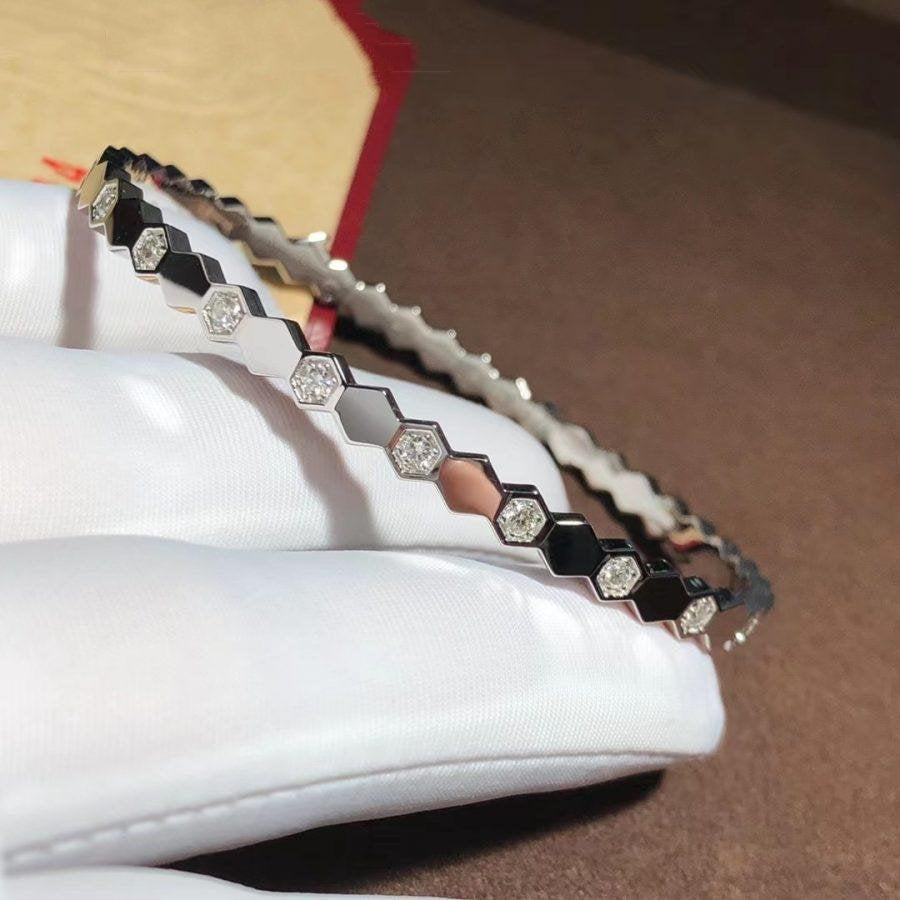 [LUXORA]BEE LOVE SILVER DIAMOND BRACELET