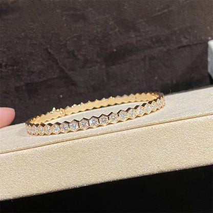 [LUXORA]BEE LOVE GOLD BRACELET FULL DIAMOND