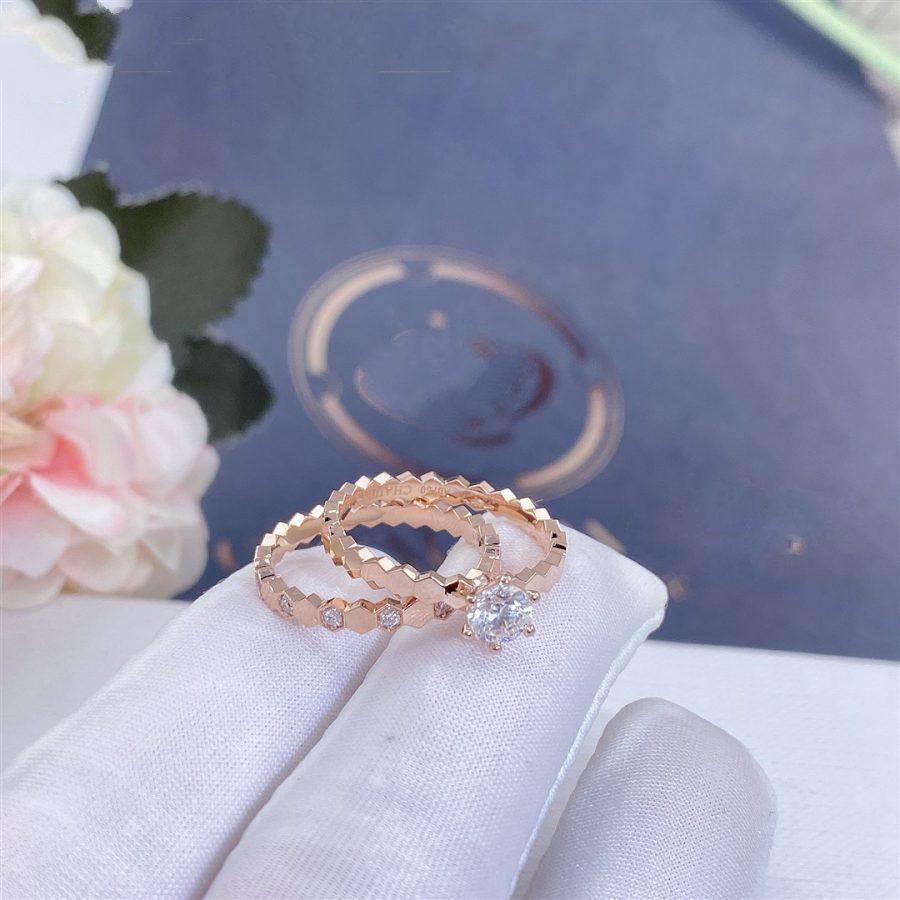 [LUXORA]BEE LOVE RING PINK GOLD 1 DIAMOND