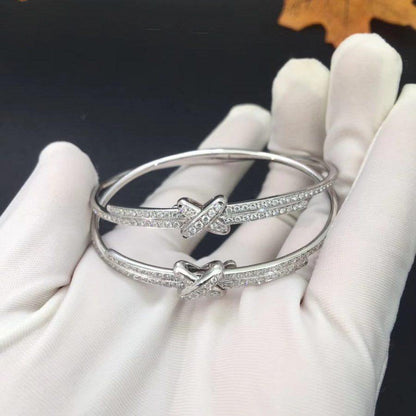 [LUXORA]JEUX DE BRACELET DIAMONDS SILVER