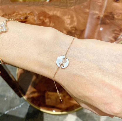 [LUXORA]JEUX DE BRACELET MOP PINK GOLD DIAMONDS
