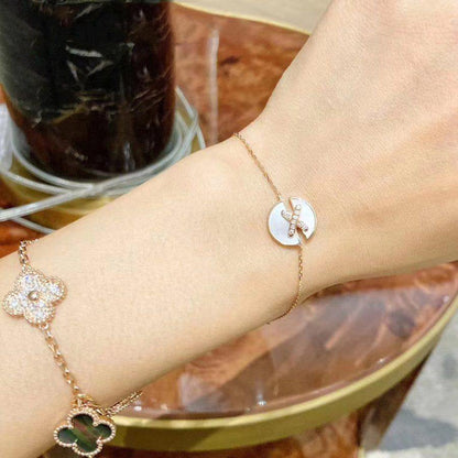 [LUXORA]JEUX DE BRACELET MOP PINK GOLD DIAMONDS