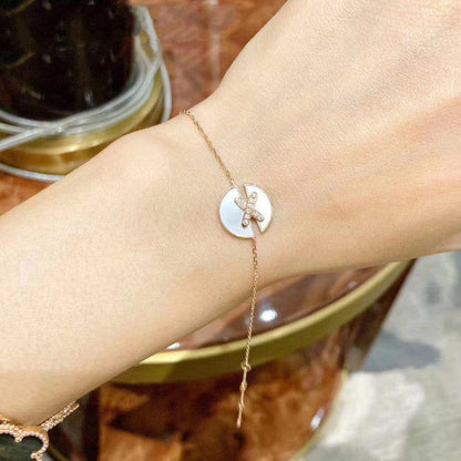 [LUXORA]JEUX DE BRACELET MOP PINK GOLD DIAMONDS