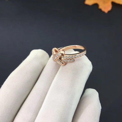 [LUXORA]JEUX DE RING PINK GOLD DIAMOND