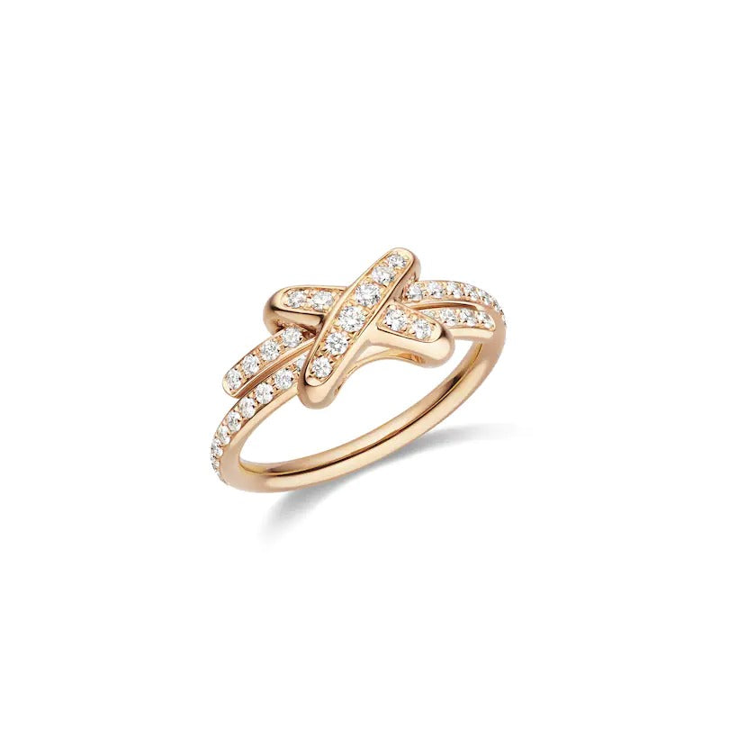 [LUXORA]JEUX DE RING PINK GOLD DIAMOND