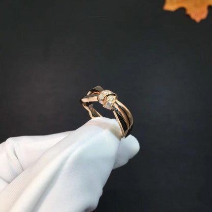 [LUXORA]LIENS RING PINK GOLD DIAMOND