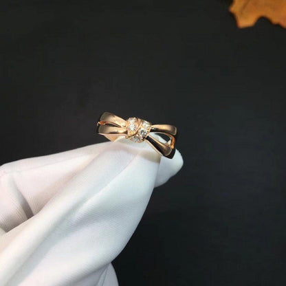 [LUXORA]LIENS RING PINK GOLD DIAMOND
