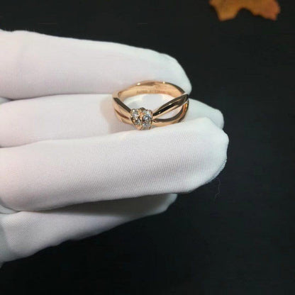 [LUXORA]LIENS RING PINK GOLD DIAMOND