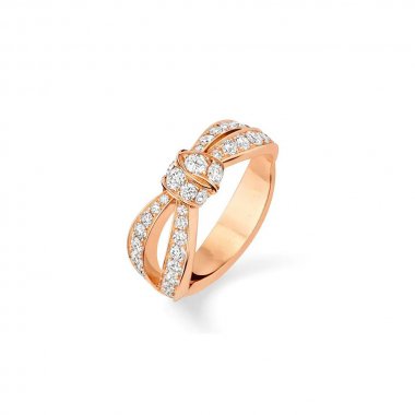 [LUXORA]LIENS PINK GOLD DIAMOND RING