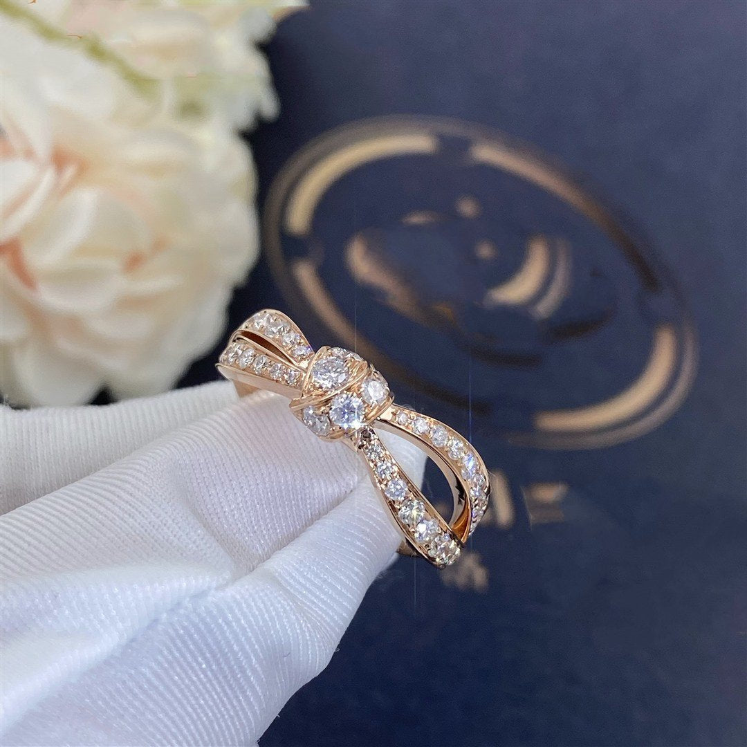 [LUXORA]LIENS PINK GOLD DIAMOND RING