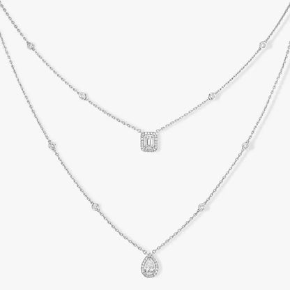 [LUXORA]Diamond Necklace My Twin 2 Rows