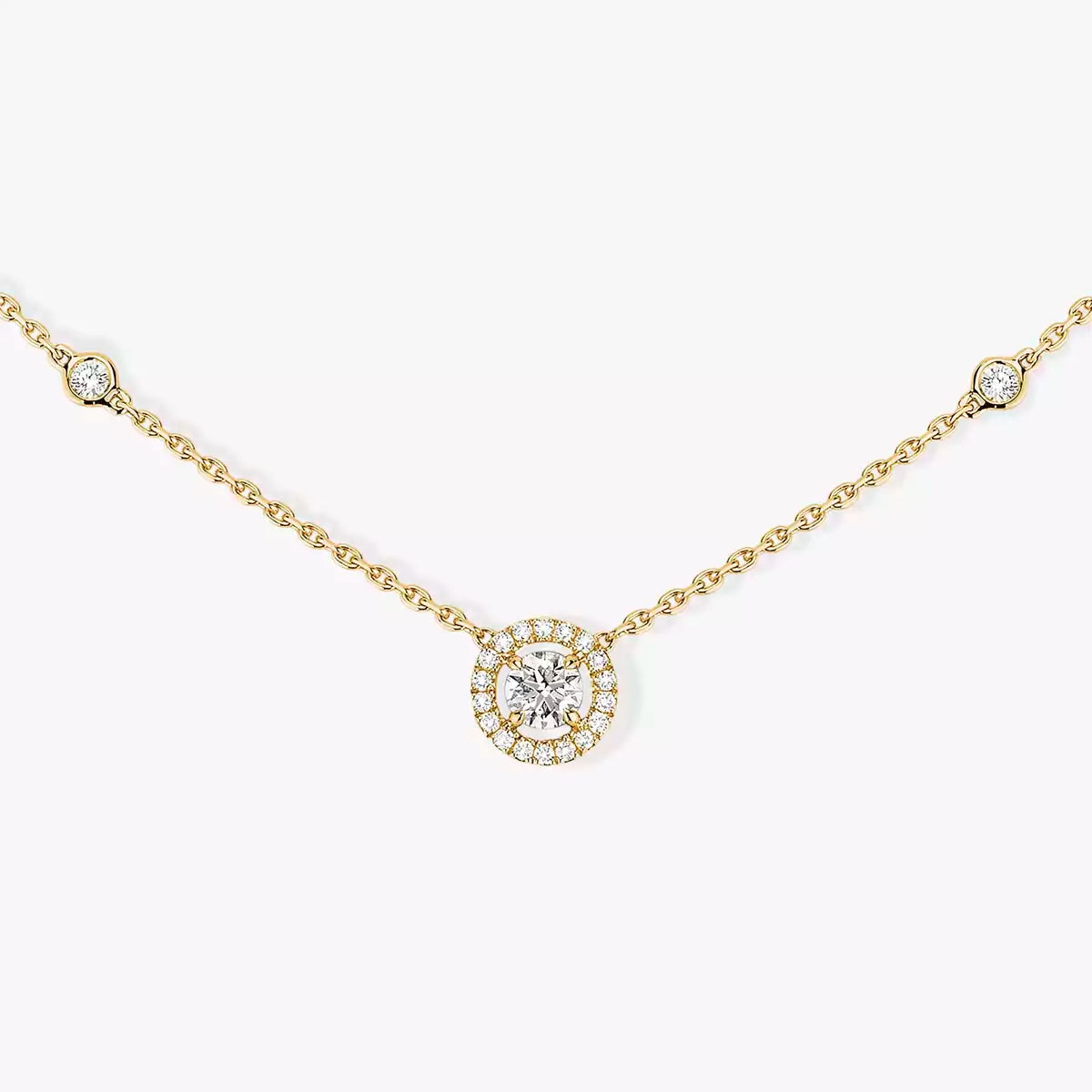 [LUXORA]Diamond Necklace 0,20ct Brilliant Shape Joy