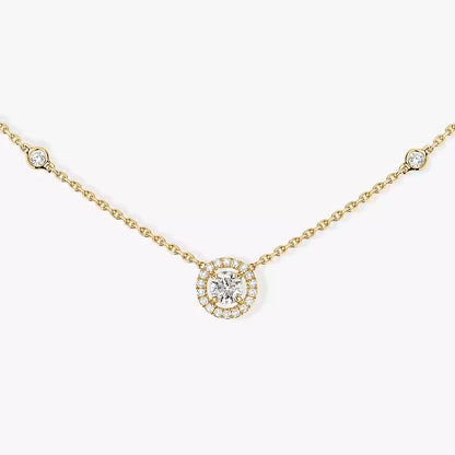 [LUXORA]Diamond Necklace 0,20ct Brilliant Shape Joy
