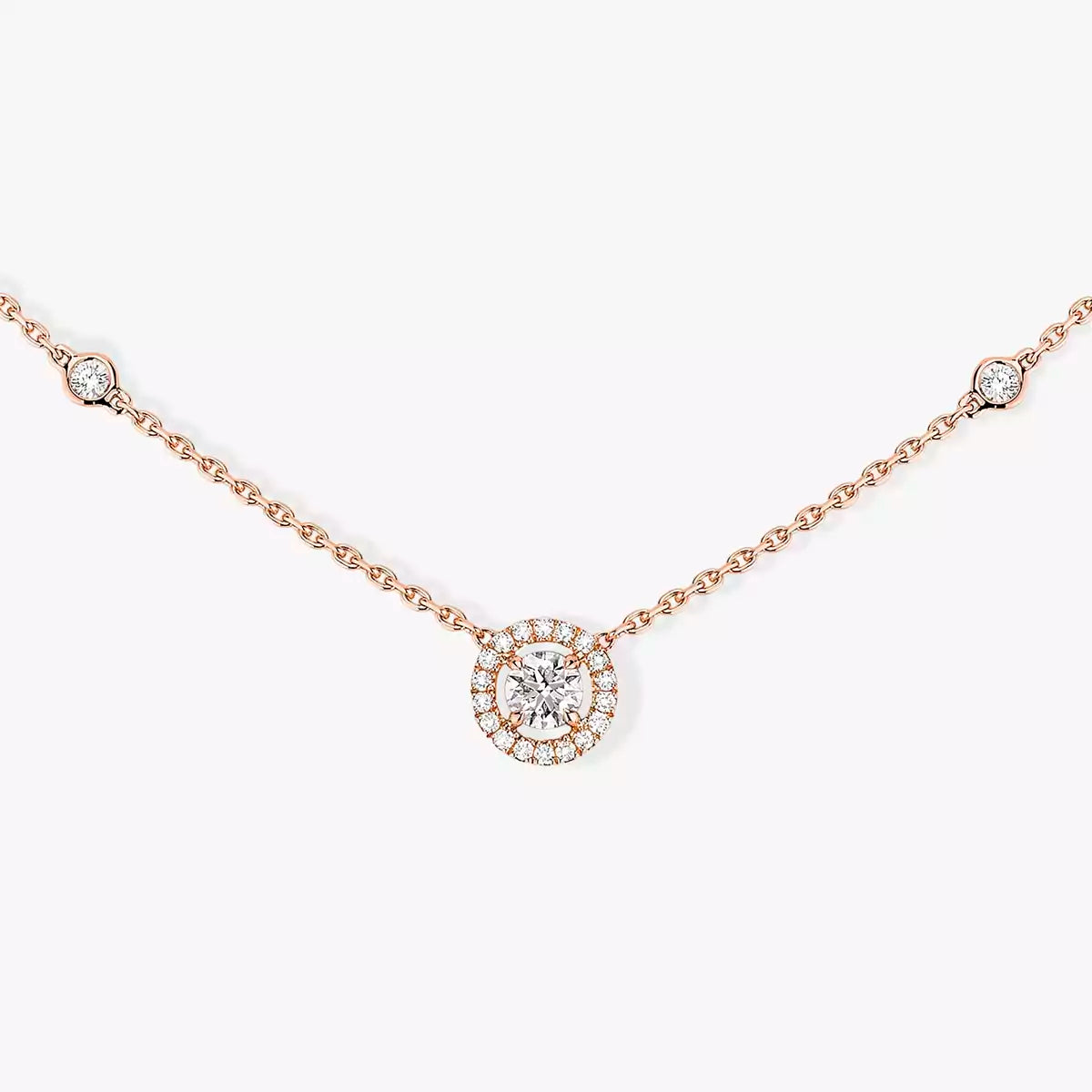 [LUXORA]Diamond Necklace 0,20ct Brilliant Shape Joy