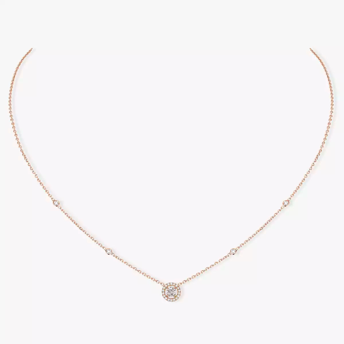 [LUXORA]Diamond Necklace 0,20ct Brilliant Shape Joy