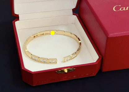 [LUXORA jewelrys]LOVE DIAMOND OPEN  BRACELET