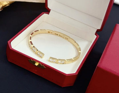 [LUXORA jewelrys]LOVE DIAMOND OPEN  BRACELET