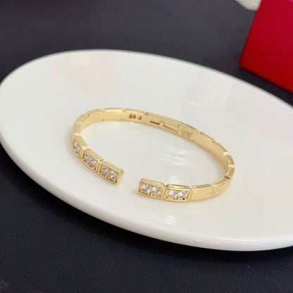 [LUXORA jewelrys]LOVE DIAMOND OPEN  BRACELET