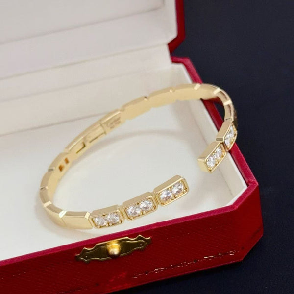 [LUXORA jewelrys]LOVE DIAMOND OPEN  BRACELET