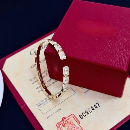 [LUXORA jewelrys]LOVE DIAMOND OPEN  BRACELET