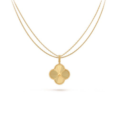 [LUXORA]CLOVER 25MM PEDANT NECKLACE GOLD