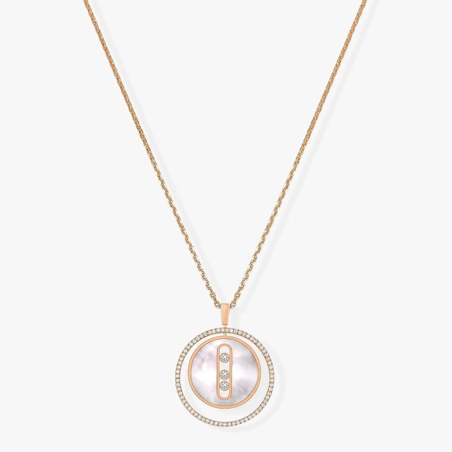 [LUXORA]Demo MOVE MM NACRE BLANCHE DIAMOND NECKLACE