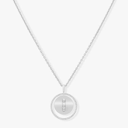 [LUXORA]Demo MOVE MM SILVER DIAMOND NECKLACE