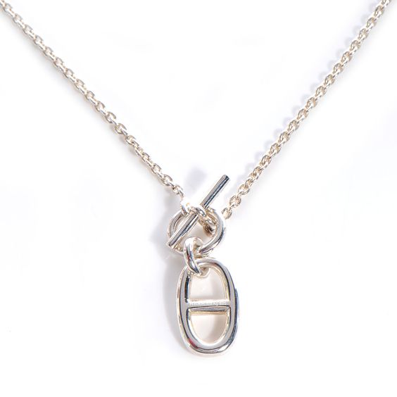 [LUXORA]HM CHAINE D'ANCRE PENDANT NECKLACE STERLING SILVER