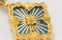 [LUXORA] B.C.L SMALL SIZE  ENAMEL NECKLACE（Various colors)