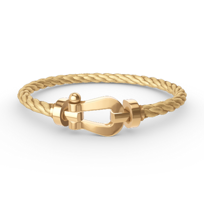 [LUXORA]FORCE LARGE HORSESHOE NO DIAMOND BRACELET GOLD