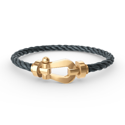 [LUXORA]FORCE LARGE HORSESHOE NO DIAMOND BRACELET GOLD