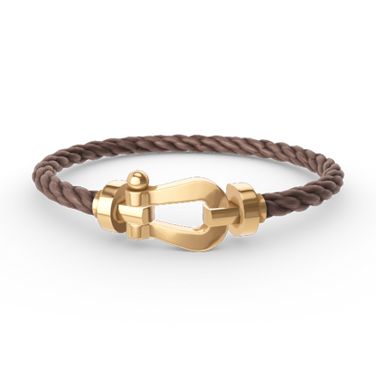 [LUXORA]FORCE LARGE HORSESHOE NO DIAMOND BRACELET GOLD