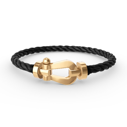 [LUXORA]FORCE LARGE HORSESHOE NO DIAMOND BRACELET GOLD