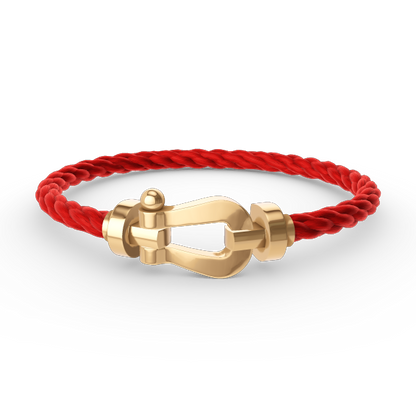 [LUXORA]FORCE LARGE HORSESHOE NO DIAMOND BRACELET GOLD