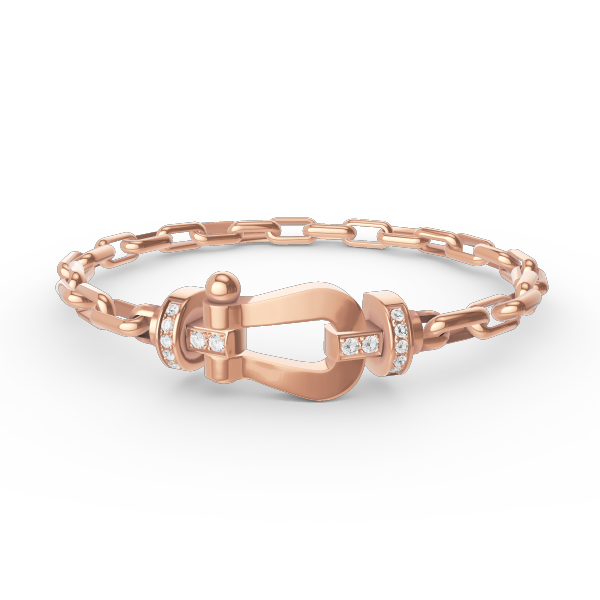 [LUXORA]FORCE LARGE HORSESHOE CLASP  METAL BRACELET