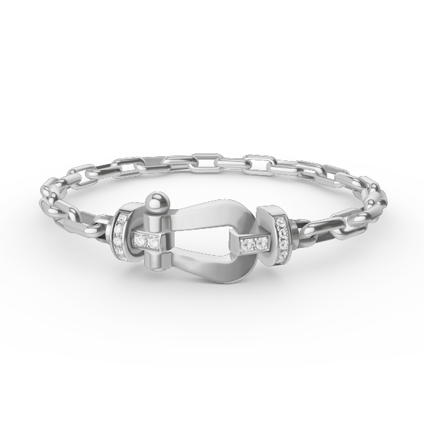 [LUXORA]FORCE LARGE HORSESHOE CLASP  METAL BRACELET