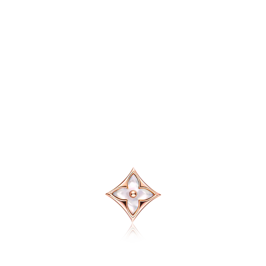 [LUXORA]STAR MOP PINK GOLD EARRINGS