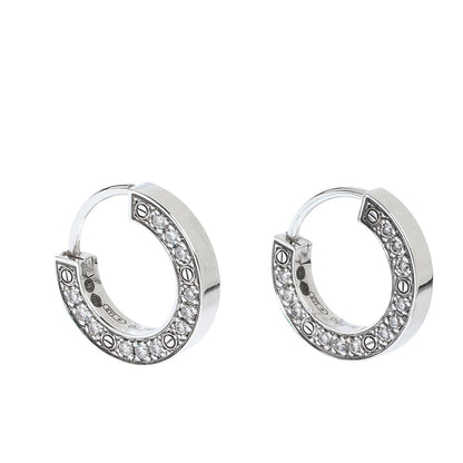 [LUXORA]LOVE DIAMOND EARRINGS