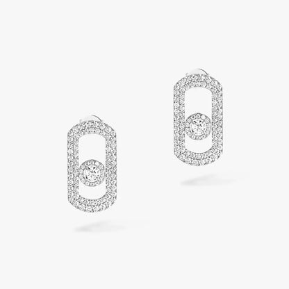 [LUXORA]So Move Pave_-Set Diamond Earrings in Silver