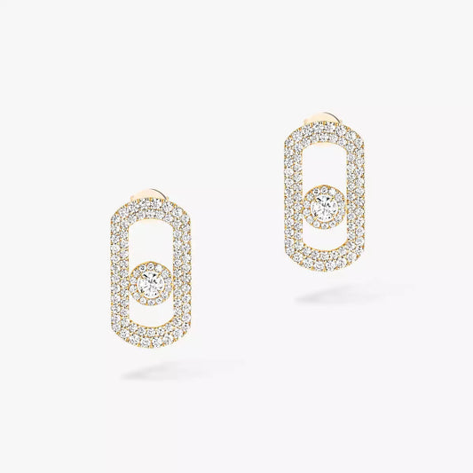 [LUXORA]So Move Pave_-Set Diamond Earrings in Silver